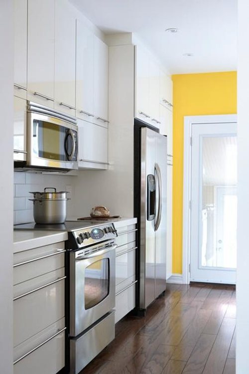 Cocinas modernas, blancas y alargadas – decoradoras decocasa Cocinas alargadas